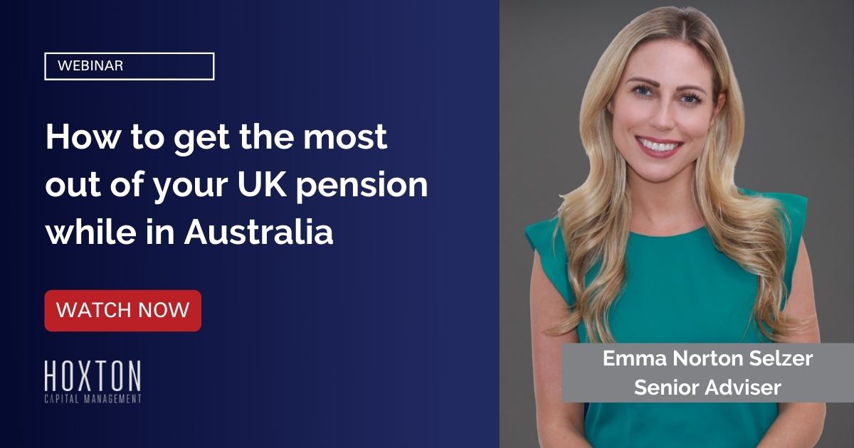 UK Pension transfer to Australia webinar